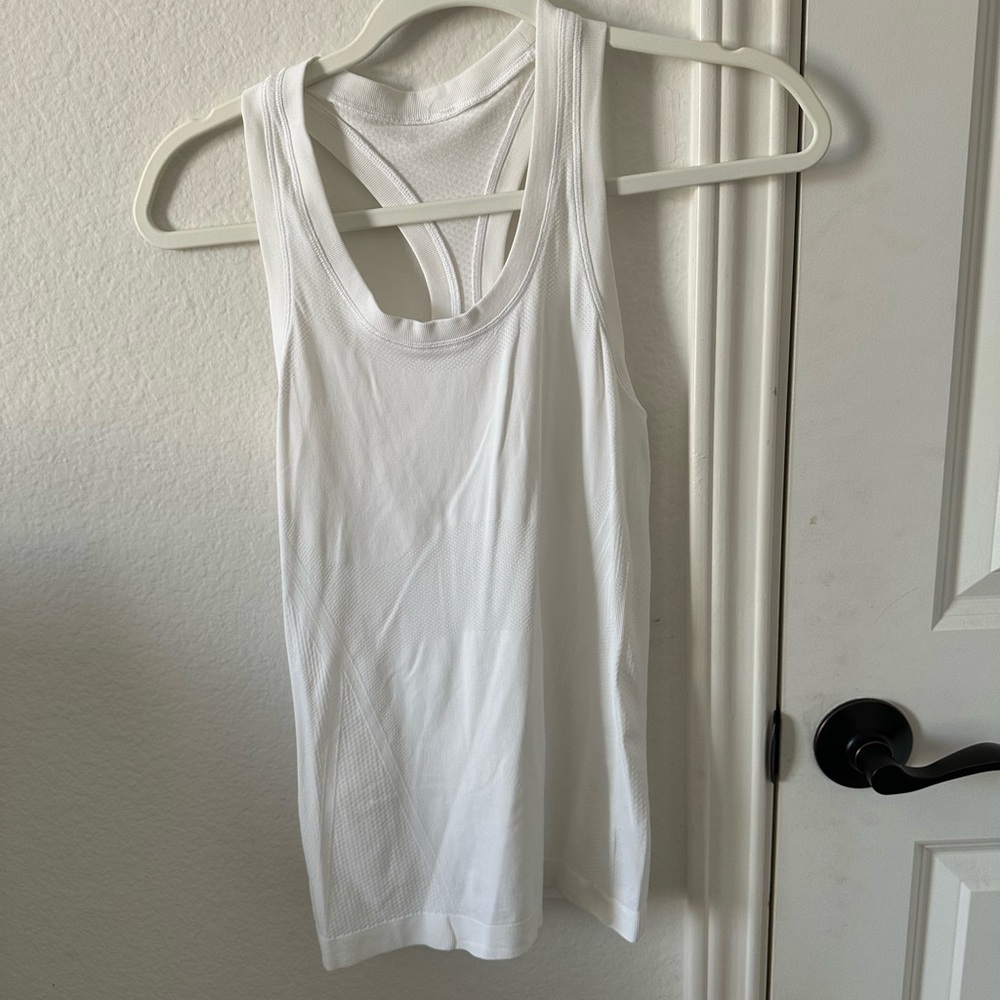 White Athleta tank top